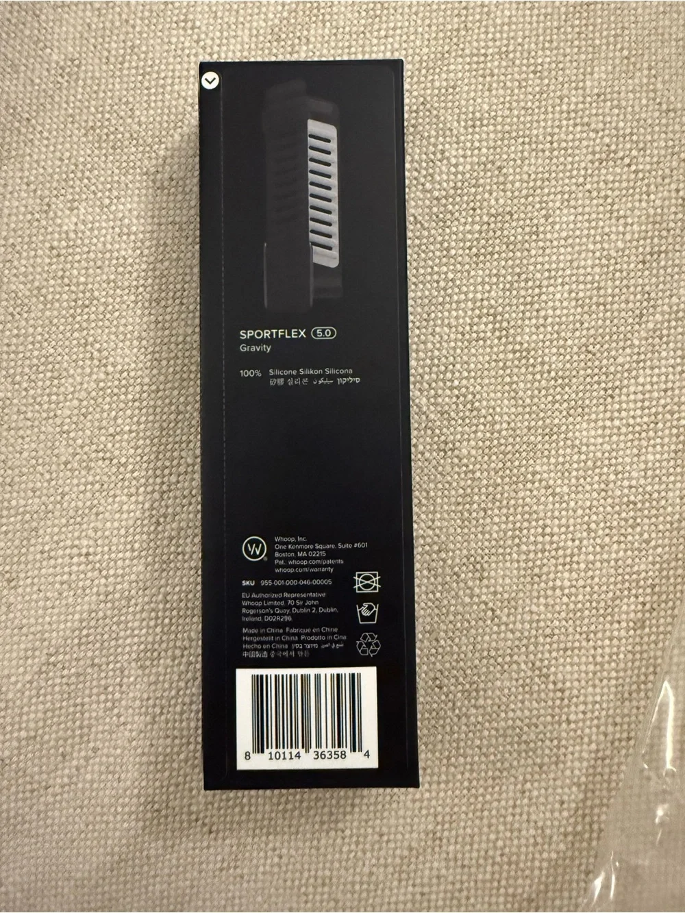 Whoop sportflex strap - Black